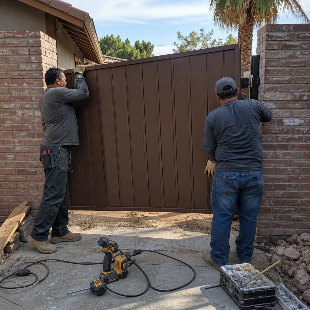 Sliding Gate Installation