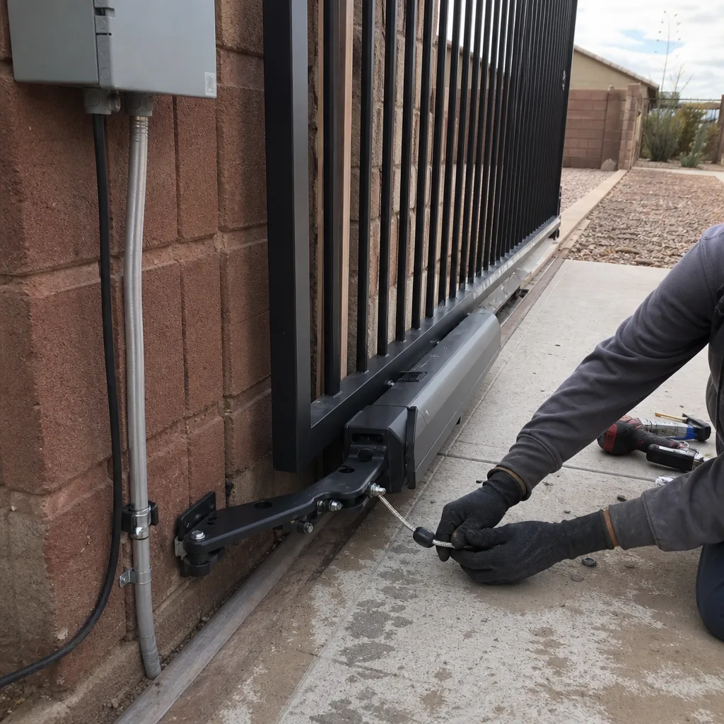 Double Gate Installation